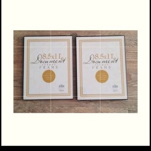 2 8.5x11 frames